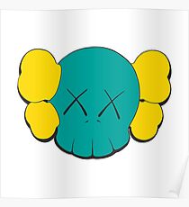 KAWS Head Poster