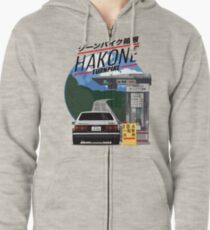 Sudadera con capucha y cremallera Hakone Toyota AE86 Trueno