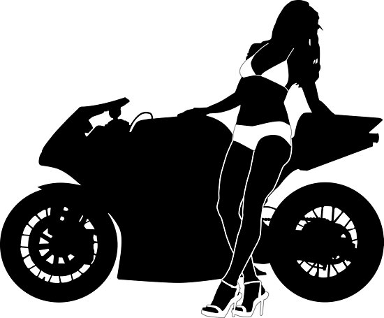 clipart girl on motorcycle - photo #32