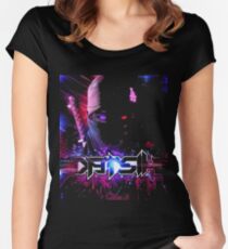 DATSIK Women's Fitted Scoop T-Shirt