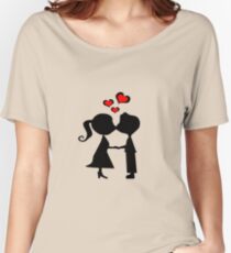 Kissing couple Women's Relaxed Fit T-Shirt