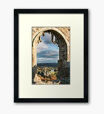 Margam Castle, viewed from Hen Eglwys Chapel,South Wales Framed Print