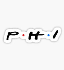 phi retro~ Sticker