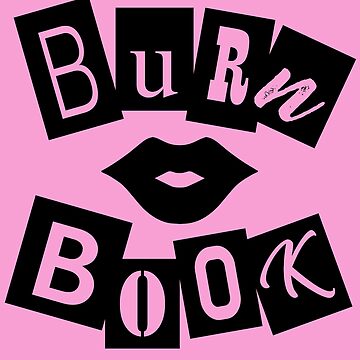 Mean Girls - Burn Book Sticker for Sale by Glück Stickers