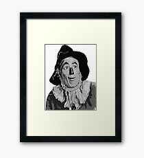 Wizard of Oz Scarecrow Framed Print