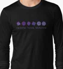 Camiseta de manga larga Elige tu arma | Rol