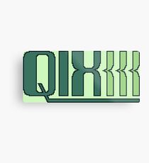 Qix (Game Boy Title Screen) Metal Print