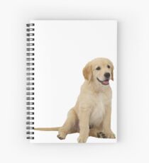 Cute Golden Retriever Spiral Notebook