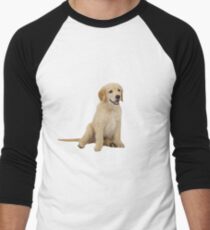 Cute Golden Retriever Men's Baseball ¾ T-Shirt