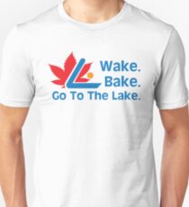 Defending Awesome - Wake Bake Go To The Lake Unisex T-Shirt
