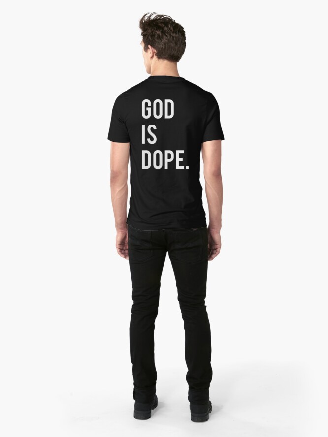 god is dope red shirt