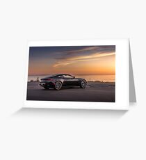DB11 at Sunset Greeting Card
