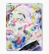 ALFRED HITCHCOCK watercolor portrait.1 iPad Case/Skin