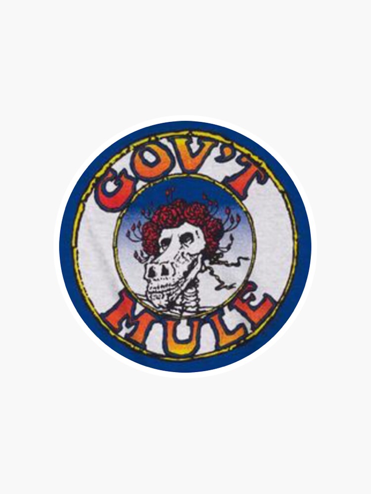 "Govt' Mule " Sticker by Boomhauer Redbubble