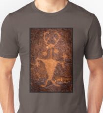 Moab Man Petroglyph Portrait - Utah Unisex T-Shirt