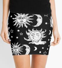 Sun and Moon Mini Skirt