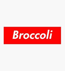 Broccoli Supreme Logo Photographic Print