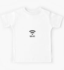 Single Pun Joke Funny Wifi Joke Graphic Humor Kids Tee