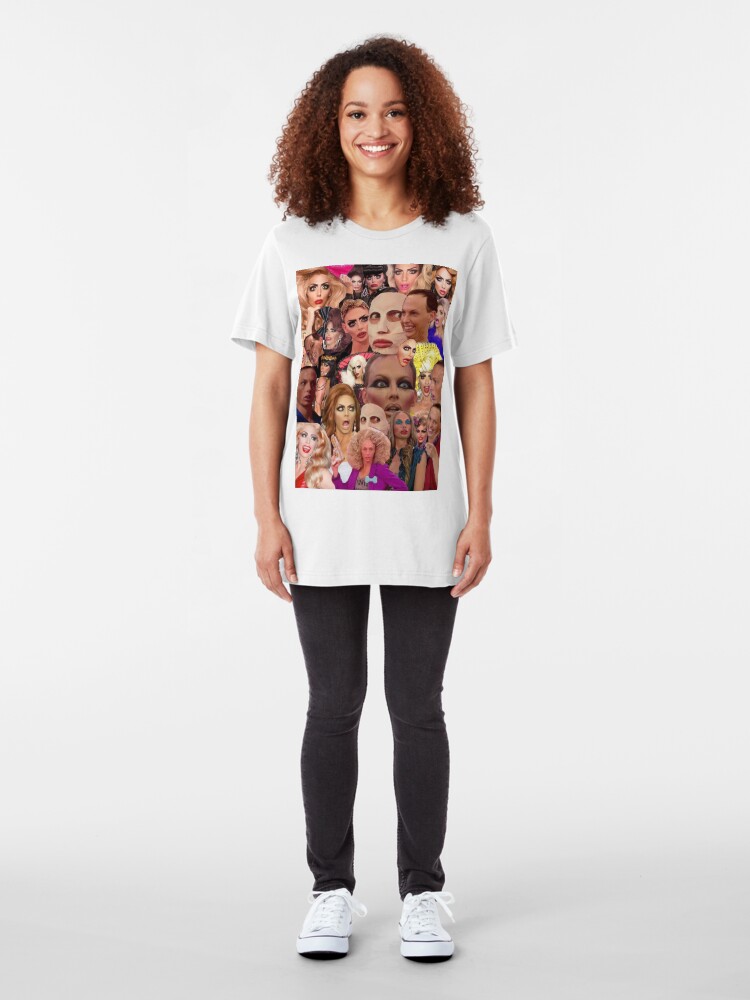 Alternate view of Alyssa Edwards Collage  Slim Fit T-Shirt