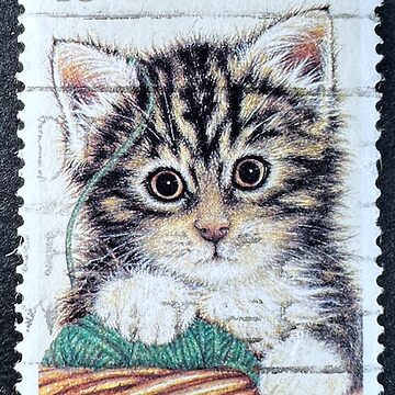 AI Animal Stamps Greeting Card for Sale by pinkal