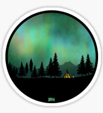 Pegatina Aurora boreal