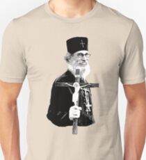Brother Nathanael: Holding the Cross Unisex T-Shirt