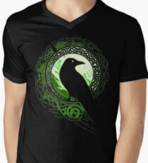 Raven Viking Men's V-Neck T-Shirt
