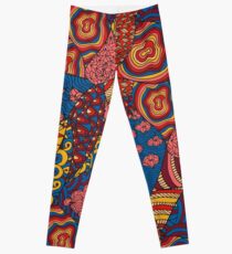 Psychedelisches Muster der Hippies 60s Leggings
