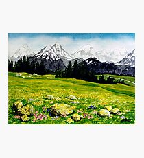 THE SWISS ALPS Photographic Print