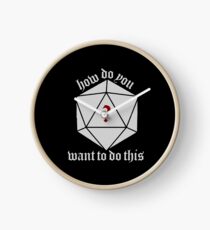 How do you want to do this? D20 Clock