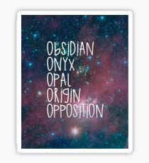 The Lux Series - Galaxy Sticker