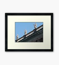 Naples, characteristic balcony Framed Print