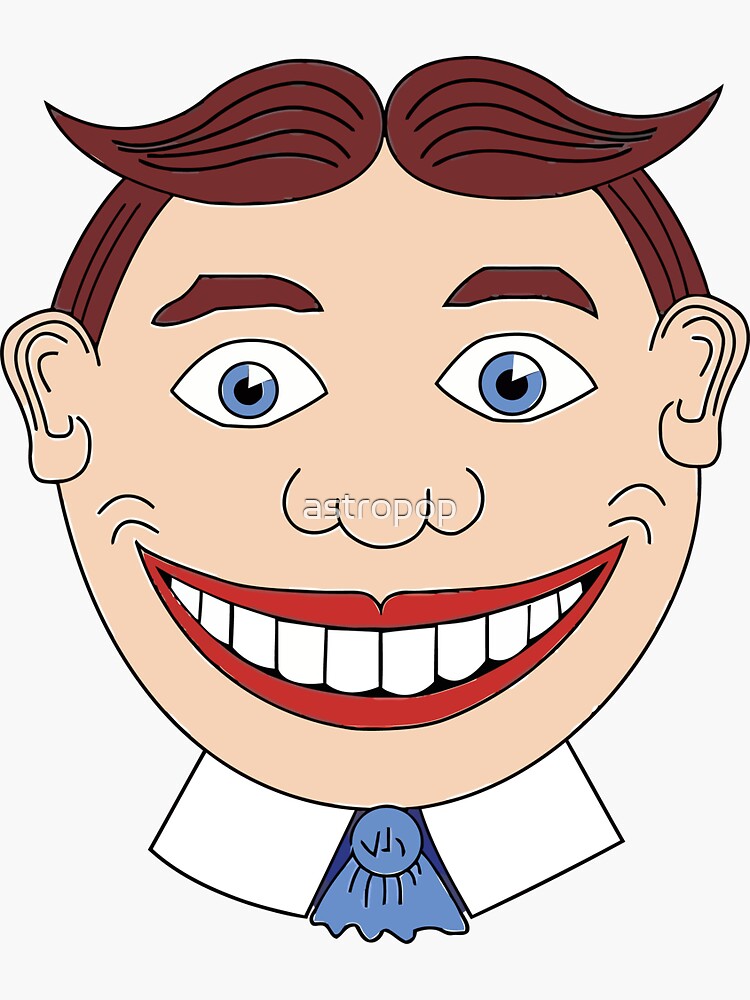 "Tillie Face Asbury Park NJ" Sticker by astropop Redbubble