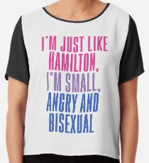 just like hamilton Chiffon Top