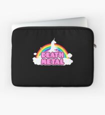 Unicorn Rainbow Death Metal Laptop Sleeve