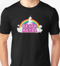 Unicorn Rainbow Death Metal Unisex T-Shirt