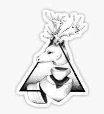 Metaphisical Deer Sticker