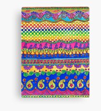 Color Borders Galore Canvas Print