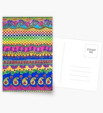 Color Borders Galore Postcards