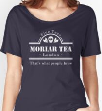 MoriarTea: What People Brew (white) Women's Relaxed Fit T-Shirt