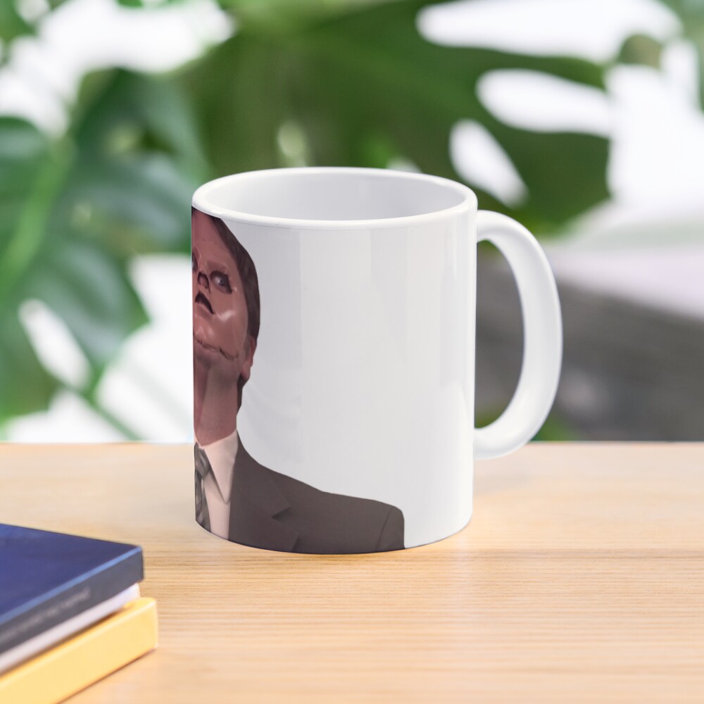 Dwight Schrute CPR Mask Divertido Taza