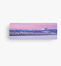 Fresh Snow on Longs Peak Canvas Print