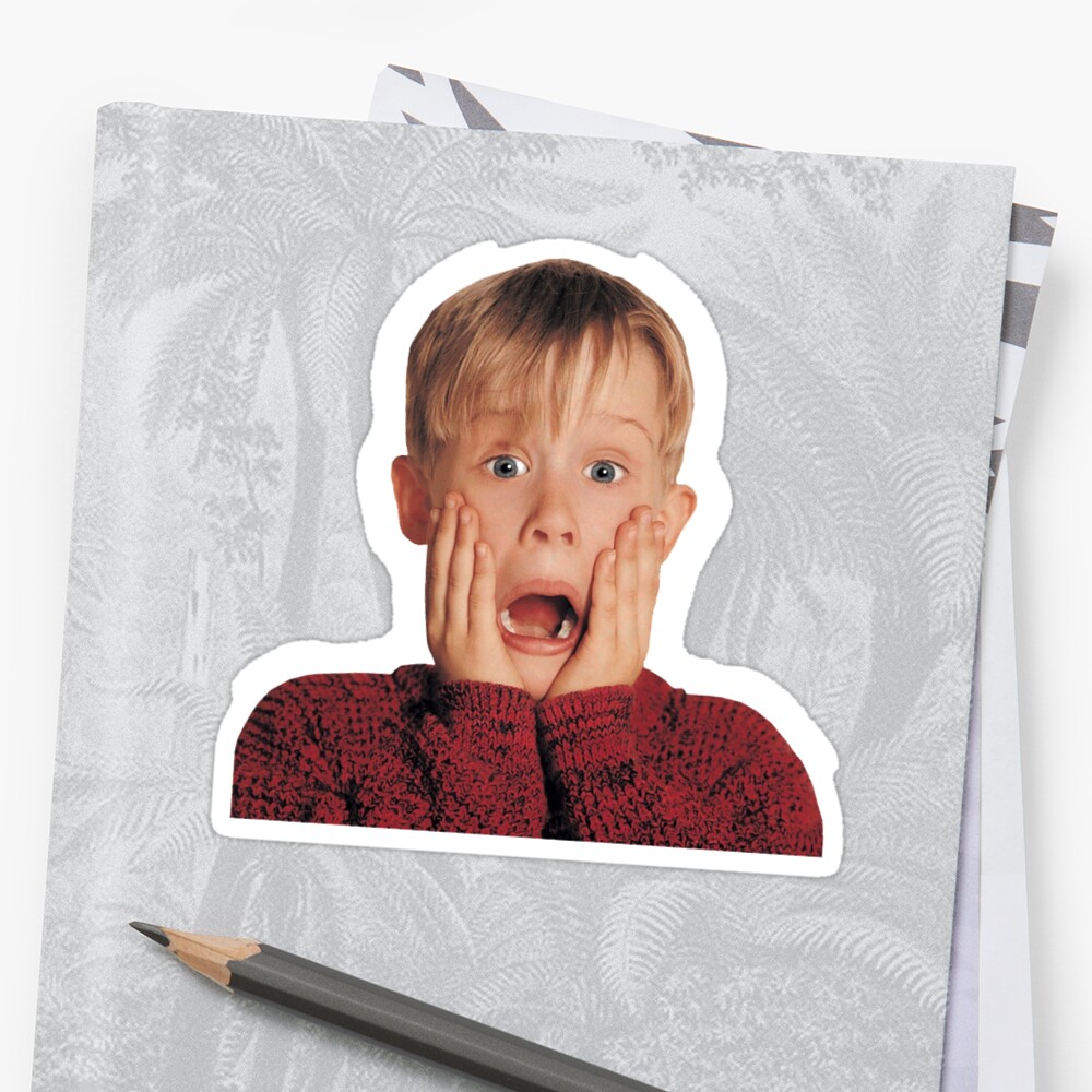 "Kevin Mccalister Home Alone Movie" Sticker by zlapr ...