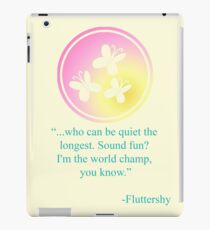 Fluttershy Emblem iPad Case/Skin