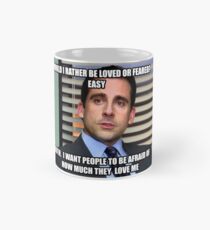 Michael Scott Would I Rather be Loved or Feared? Mug