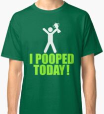 I Pooped Today Emoji T-shirt Cool Poop Emoticon Tshirt Classic T-Shirt