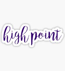 High Point / HPU Sticker