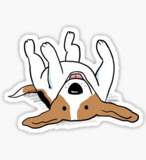 Pegatina Beagle sin preocupaciones