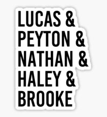 One Tree Hill Characters Sticker