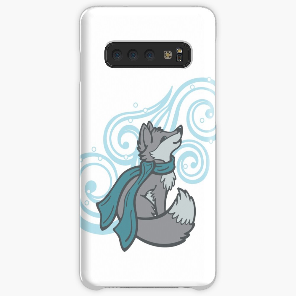 Swirling Snow Fox Case & Skin for Samsung Galaxy